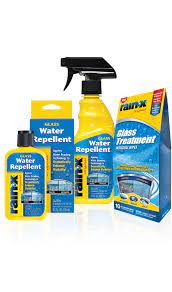 rain x water repellants and cleaners