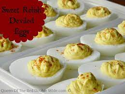 sweet relish deviled eggs queen of