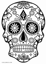 Skull coloring pages are fun to color. Printable Skulls Coloring Pages For Kids