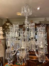 Large 16 Light Crystal Chandelier With