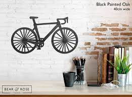 Road Cycle Bike Cyclist Decor Wooden