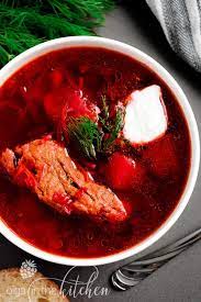 clic red borscht with ribs olga in