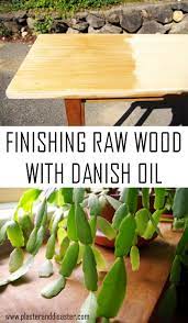 Finishing Wood With Danish Oil