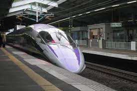 luge on bullet trains in an