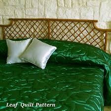 luxurious satin quilted bedspread made