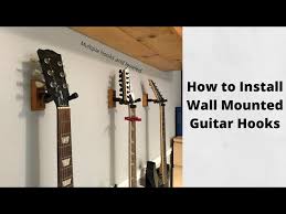 Wall Mounted Guitar Hooks