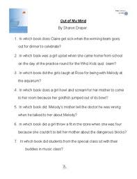 Draper, darkness before dawn by sharon m. Out Of My Mind By Sharon Draper Battle Of The Books Questions Tpt