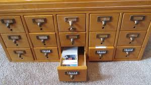 K 5 s 6 p o l n s 4 o b 1 r e d n e 1 l. Vintage 15 Drawer Library Card Catalog File Cabinet Drawers 1880348141