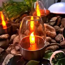 Solar Powered Led Candle Lights