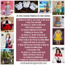 Barbie simple sheath dress and barbie basic leggings. 20 Free Crochet Patterns For Doll Clothes Oombawka Design Crochet