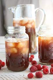 best homemade raspberry iced tea a