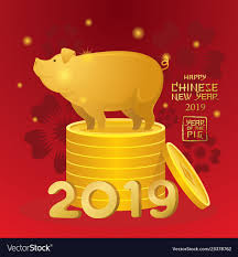 Image result for gold coins happy chinese new year 2019