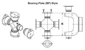 Dana Spicer 5 279x Universal Joint 1610 Series Bearing Plate