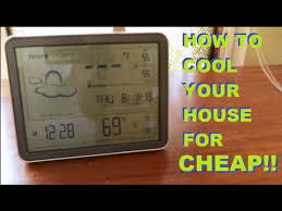 how to cool your house for 42 cents a