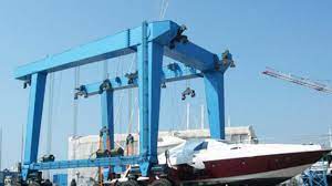 50 ton travel lift boat lift boat