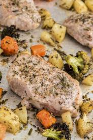 italian sheet pan pork chops recipe