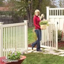 Fences & gates design for outdoor. Installing A Vinyl Fence Diy Family Handyman