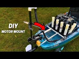 diy kayak trolling motor mount you