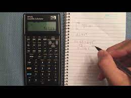 Hp 35s Solving Equation For A Variable