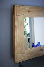 Wooden Mirror Frame Mirror Wall