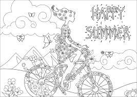 Kids will love the fun images of beaches, parks, flowers, animals, ice cream, and more summertime fun of these coloring pages. Fun And Happy Summer Coloring Pages 101 Coloring