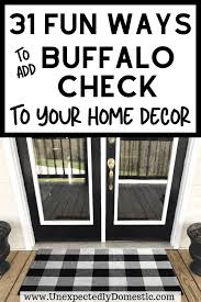Cozy Buffalo Check To Your Home Decor