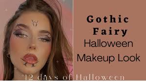 gothic fairy halloween makeup look 12