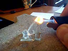 Melting Glass With A Jet Lighter