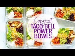 taco bell power bowl copycat recipe