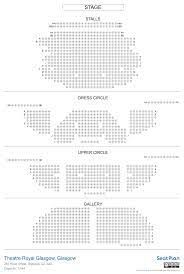 theatre royal glasgow seating plan
