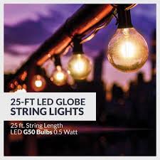 Globe Bulb String Lights With 27 Socket