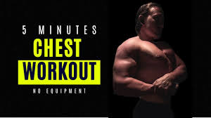 5 minute home chest workout follow