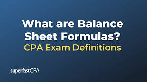 What Are Balance Sheet Formulas