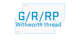 G R Rp Withworth Thread Bspp Bspt