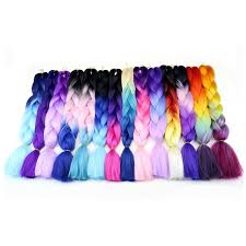 Fashion 1pc Three Tone Color Crochet Kanekalon Hair
