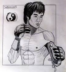 Bruce lee coloring pages template. Mma Martial Arts Illustration On Behance
