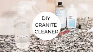 diy disinfecting granite cleaner