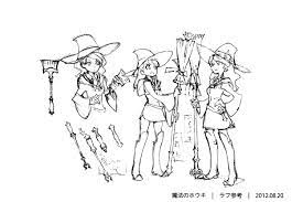 Little witch academia concept art