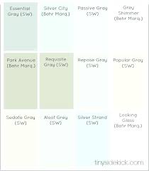 Blue Grey Paint Chips Chart Light Gray Samples Home