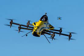 world s first manned aerobatic drone