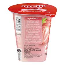 meiji low fat yoghurt strawberry