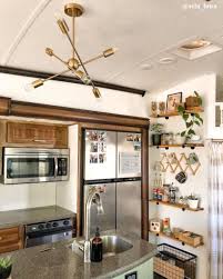 rv makeovers with unpainted cabinets