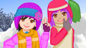 play cute winter dress up on primarygames