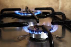 gas stove during a power oue