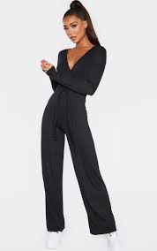 long sleeve jumpsuits prettylittlething