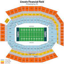 lincoln financial field seating chart