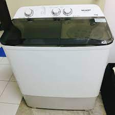 Abans semi auto washing machine 7kg. Washing Machine Semi Auto 7kg Sharp Kitchen Appliances On Carousell