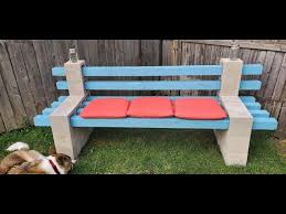 How To Build A Cinder Block Bench You