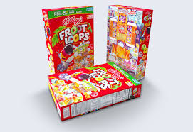 Toys and cereal boxes have been longtime boon companions. Cereal Boxes Cereal Box Printing Blue Box Packaging