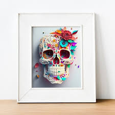 Sugar Skull Wall Art Digital Print